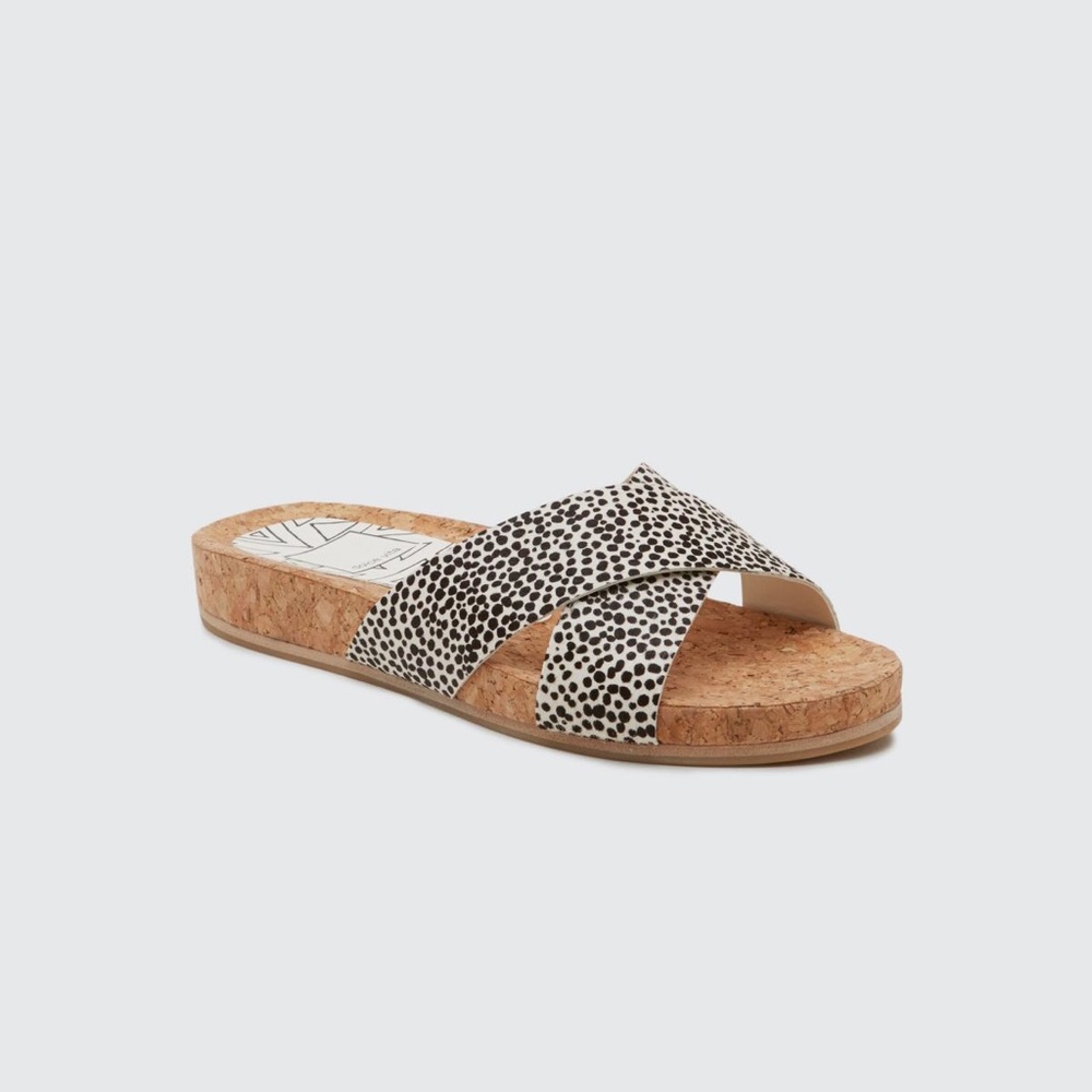 Dolce Vita Spotted Criss Cross Sandals